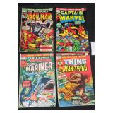 Captain Marvel #27, Iron Man #56, Sub-Mariner #66