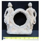 Vintage Roy Rogers and Dale Evans Metal Clock Case