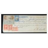 1871 Promissory Note with Stamps