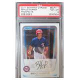 2011 BOWMAN CHROME BRYCE HARPER PSA 8