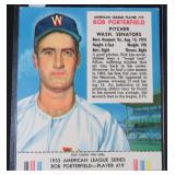 1953 Red Man Set-Break #AL19 Bob Porterfield