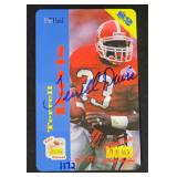 Terrell Davis Signed Calling Card JSA COA