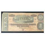 1904 Confederate Note Souvenir with Writing on