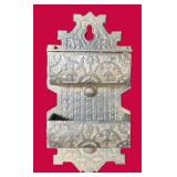 Vintage Cast Iron Match Holder, wall mount