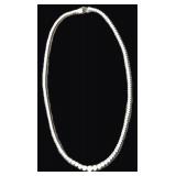 $28,800 Appraisal: 18K Gold 7ct Diamond Necklace