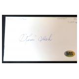 Ken Ash Signed Card CAS COA