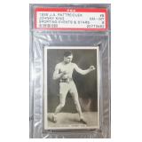 POP 7/0 1935 Johnny King Boxing Card PSA 8