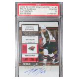 POP 1/0:2010 SIGNED MATT KASSIAN Hockey Card