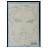 #393/525 Fathom Hand Drawn Sketch Card