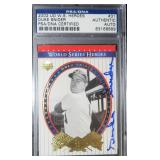 Duke Snider Signed 2002 UD Card, PSA Authentic