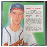 1954 Red Man Set-Break #NL11 Warren Spahn