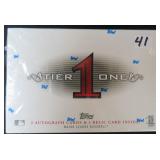 2011 Topps Tier One Baseball Box