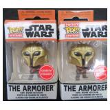 TWO (2) Pocket POP! Star Wars Keychains, Unopened