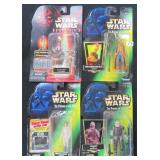 Four (4) 1997-98 Star Wars Figures, Unopened