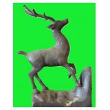 $18 SHIP: Deer Book End