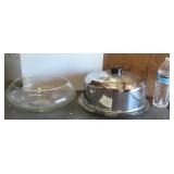 NO SHIP: Cake Plate and Center Bowl