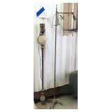 NO SHIP: (2) Vintage Floor Lamps