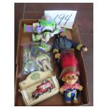 $17 SHIP: Buzz Light Year, Cowboy Troll, Die Cast