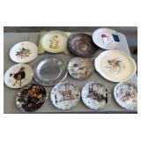 NO SHIP: Plates incl. Pewter