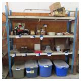 Industrial Shelving: 8ft x 7ft x 2ft