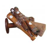 $17 SHIPPING: Antique Wooden Spools