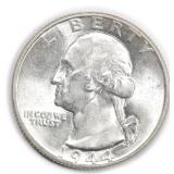 1944-P Washington Silver Quarter US Coin