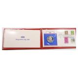 1989 Inauguration Day Stamps and Coin