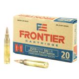 (20) Cartridges: Frontier 223REM Hollow Point