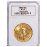 1928 Saint-Gaudens Gold Double Eagle NGC MS-64