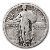 1926 Standing Liberty Silver Quarter US Coin