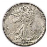 1944 Walking Liberty Half Dollar Silver US Coin