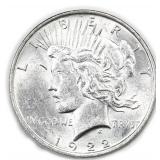 1922-P Peace Dollar Silver U.S. Philadelphia Mint
