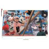 Nabisco Baseball Print 1991 Then And Now 23ï¿½ X 35ï¿½
