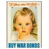 World War II 1944 To Have and to Hold Poster