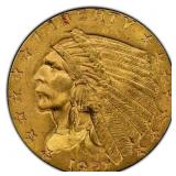 1927 Indian Gold $2.5