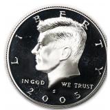 2005-S Silver Proof Kennedy Half Dollar US Coin