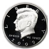 2009-S Silver Proof Kennedy Half Dollar US Coin