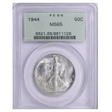 1944 Walking Liberty Half Dollar PCGS MS-65 OGH
