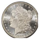 1884 Carson City Silver Morgan Dollar, PCGS MS62