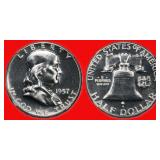 1957 Franklin Half Dollar NGC Proof-69 $600