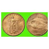 1923 Saint-Gaudens Gold Double Eagle PCGS MS-63