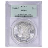 1904-O Morgan Silver Dollar PCGS MS-64 OGH