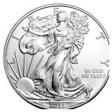 2013 One Ounce Silver American Eagle, .999 Fine