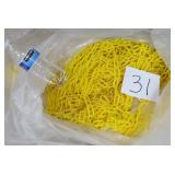 Quantity of Plastic Yellow Chain