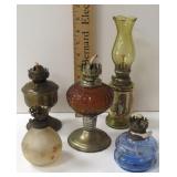 Vintage Mini Oil Lamps