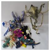 Ty Plush and Vintage Action Figures