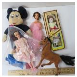 Vintage Mickey Mouse, Dolls and Toys