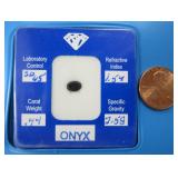 .44 carat weight ONYX GEM