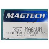 Fifty (50) 357 Magnum Magtech 158gr Flat Nose