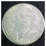 1921-D Silver Morgan Dollar, $46.97 Melt 12-10-25